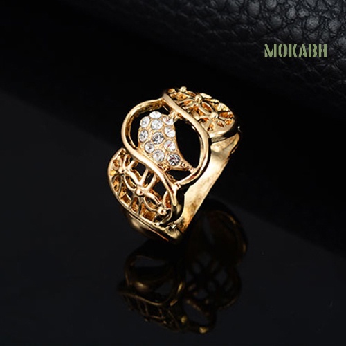 Bộ Trang Sức Gồm Vòng cổ / Vòng Tay / Nhẫn / Bông Tai Đính Pha Lê Sang Trọng