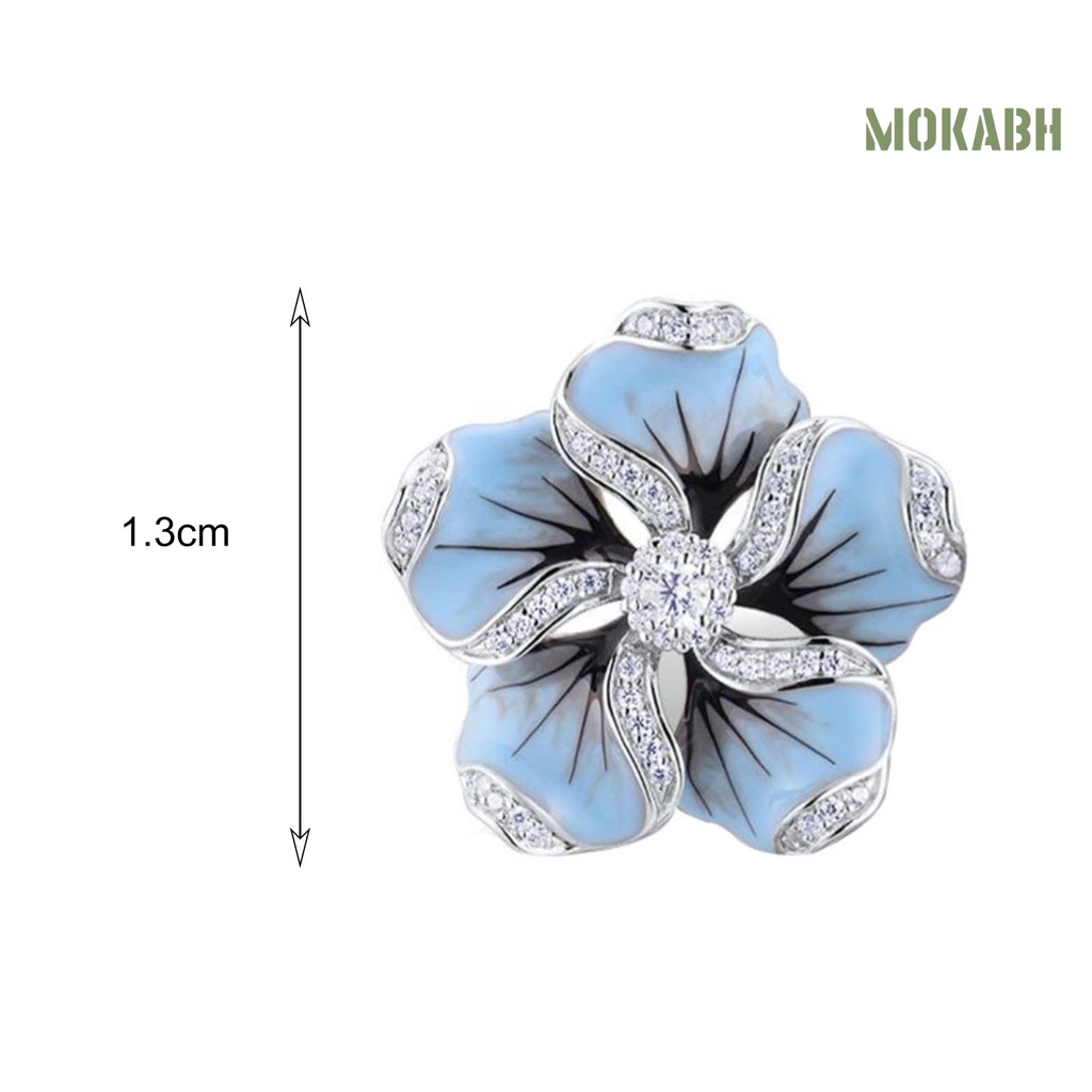 [mokabh] Khuyên Tai Dạng Nụ Bằng Hợp Kim Nhẹ Thoải Mái Khi Đi Mua Sắ
