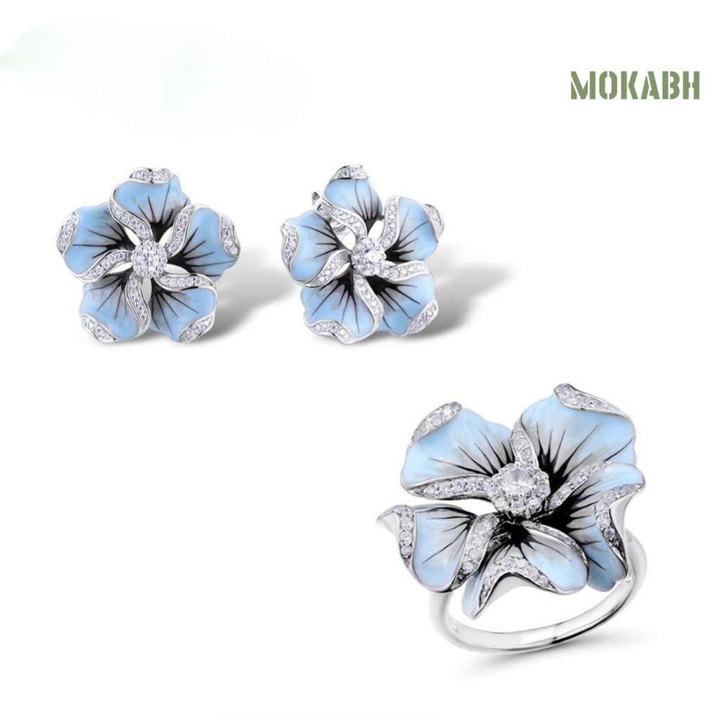 [mokabh] Khuyên Tai Dạng Nụ Bằng Hợp Kim Nhẹ Thoải Mái Khi Đi Mua Sắ