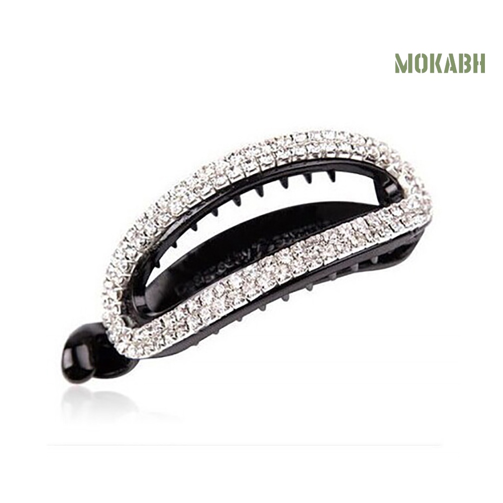 Kẹp Tóc Đuôi Ngựa Đính Đá Thời Trang Dành Cho Nữ