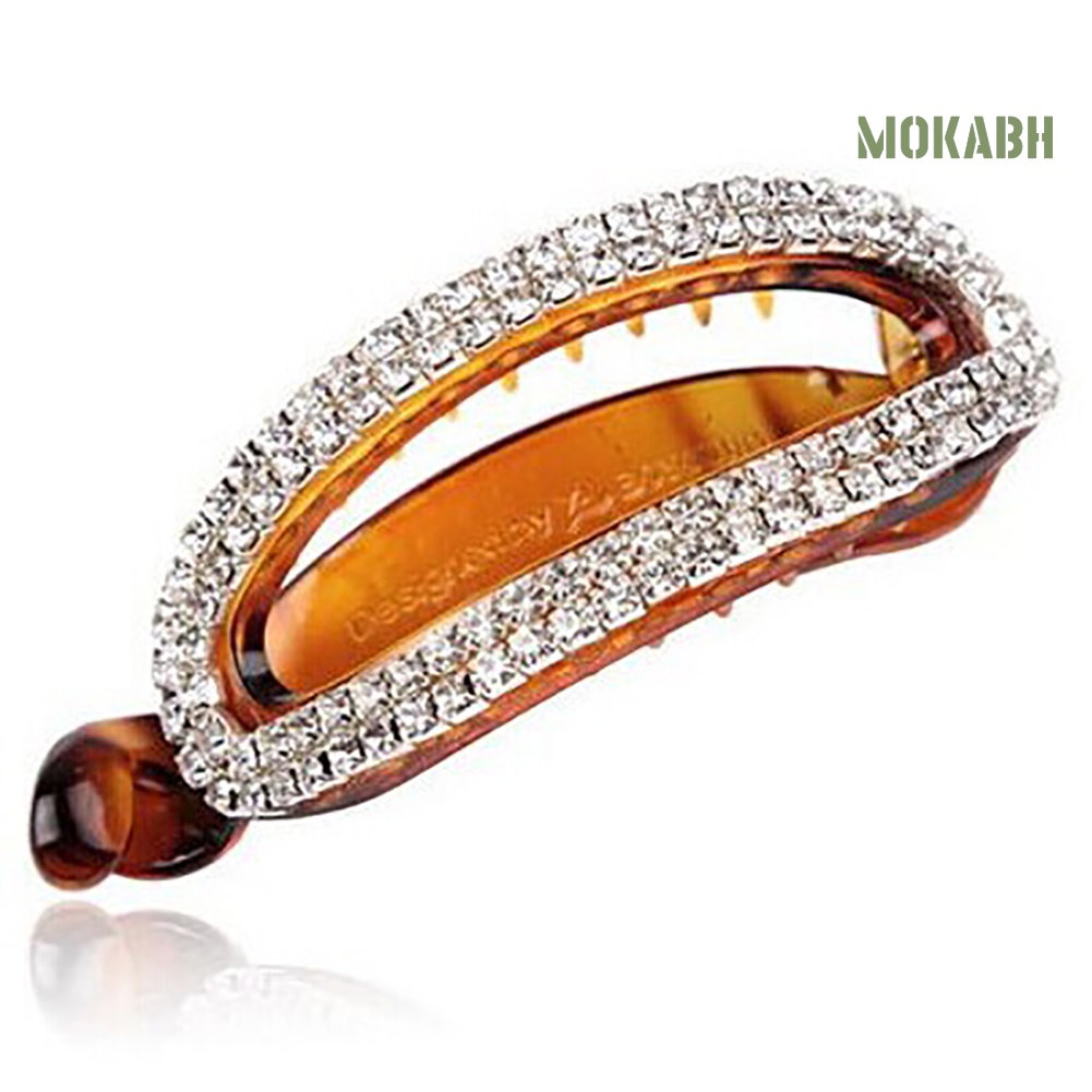 Kẹp Tóc Đuôi Ngựa Đính Đá Thời Trang Dành Cho Nữ