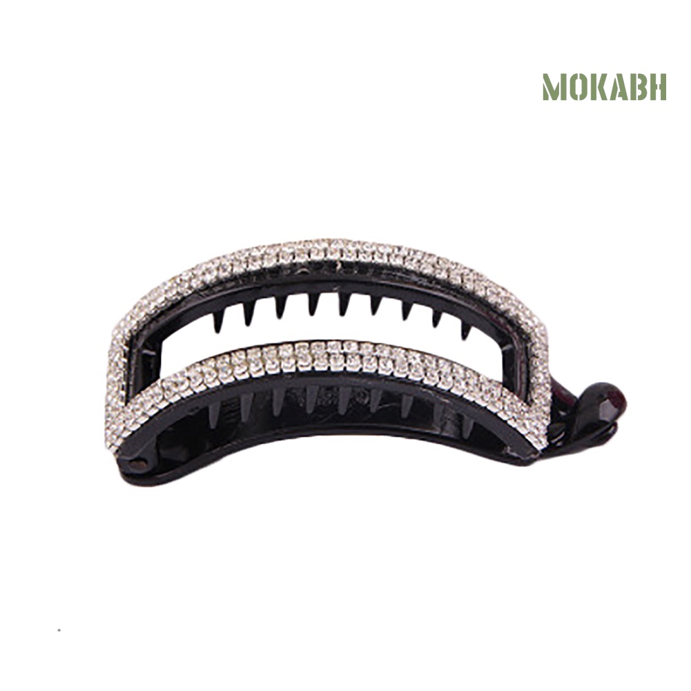 Kẹp Tóc Đuôi Ngựa Đính Đá Thời Trang Dành Cho Nữ