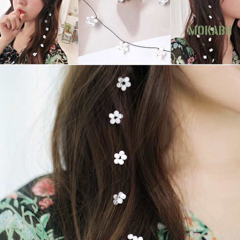 Kẹp Tóc Vô Hình Thiết Kế Hoa Xinh Xắn Cho Nữ