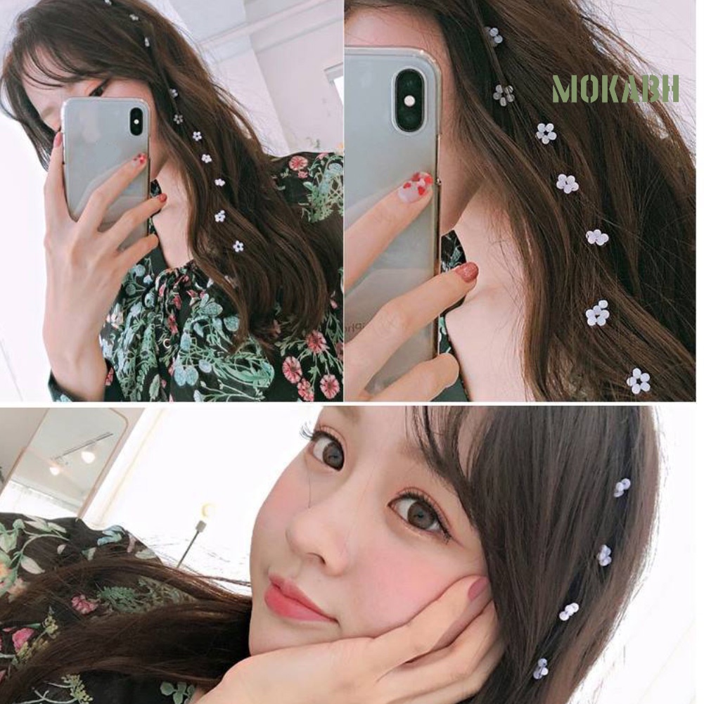 Kẹp Tóc Vô Hình Thiết Kế Hoa Xinh Xắn Cho Nữ