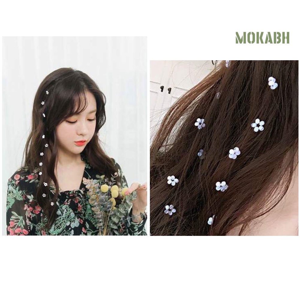 Kẹp Tóc Vô Hình Thiết Kế Hoa Xinh Xắn Cho Nữ