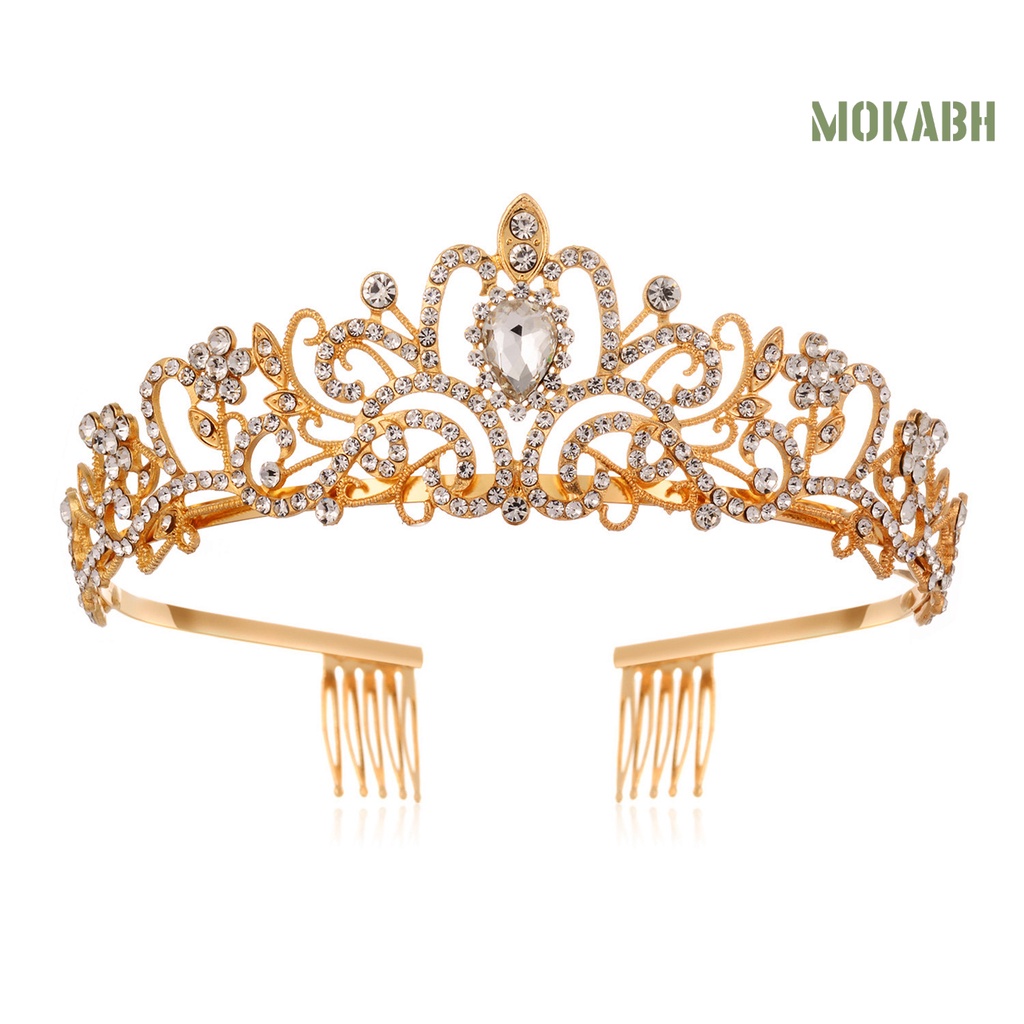 Vương Miện Cài Tóc Lấp Lánh Sang Trọng Cho Cô Dâu