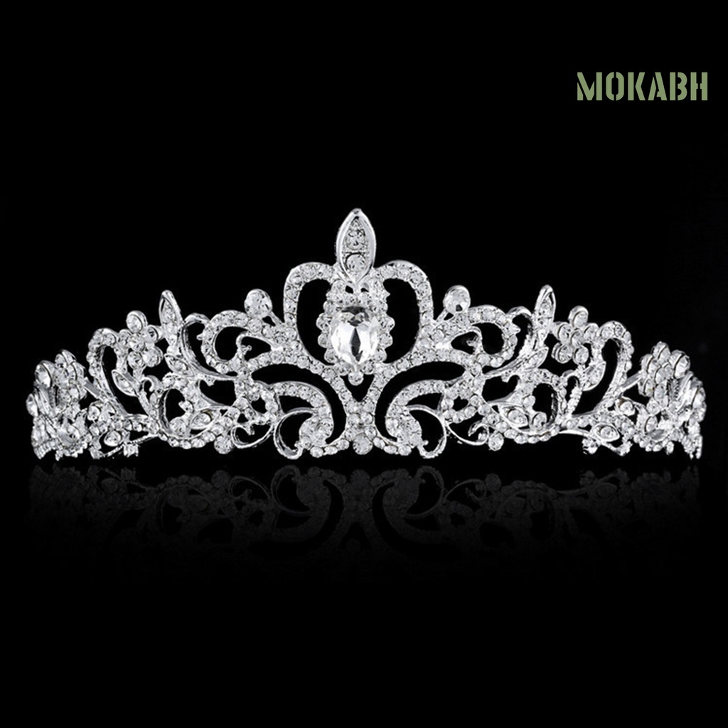 Vương Miện Cài Tóc Lấp Lánh Sang Trọng Cho Cô Dâu