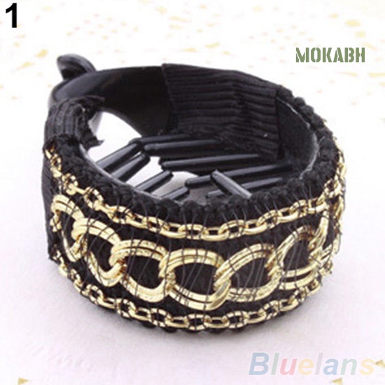 Kẹp Tóc Dây Xích Bằng Vải Thời Trang Cho Nữ