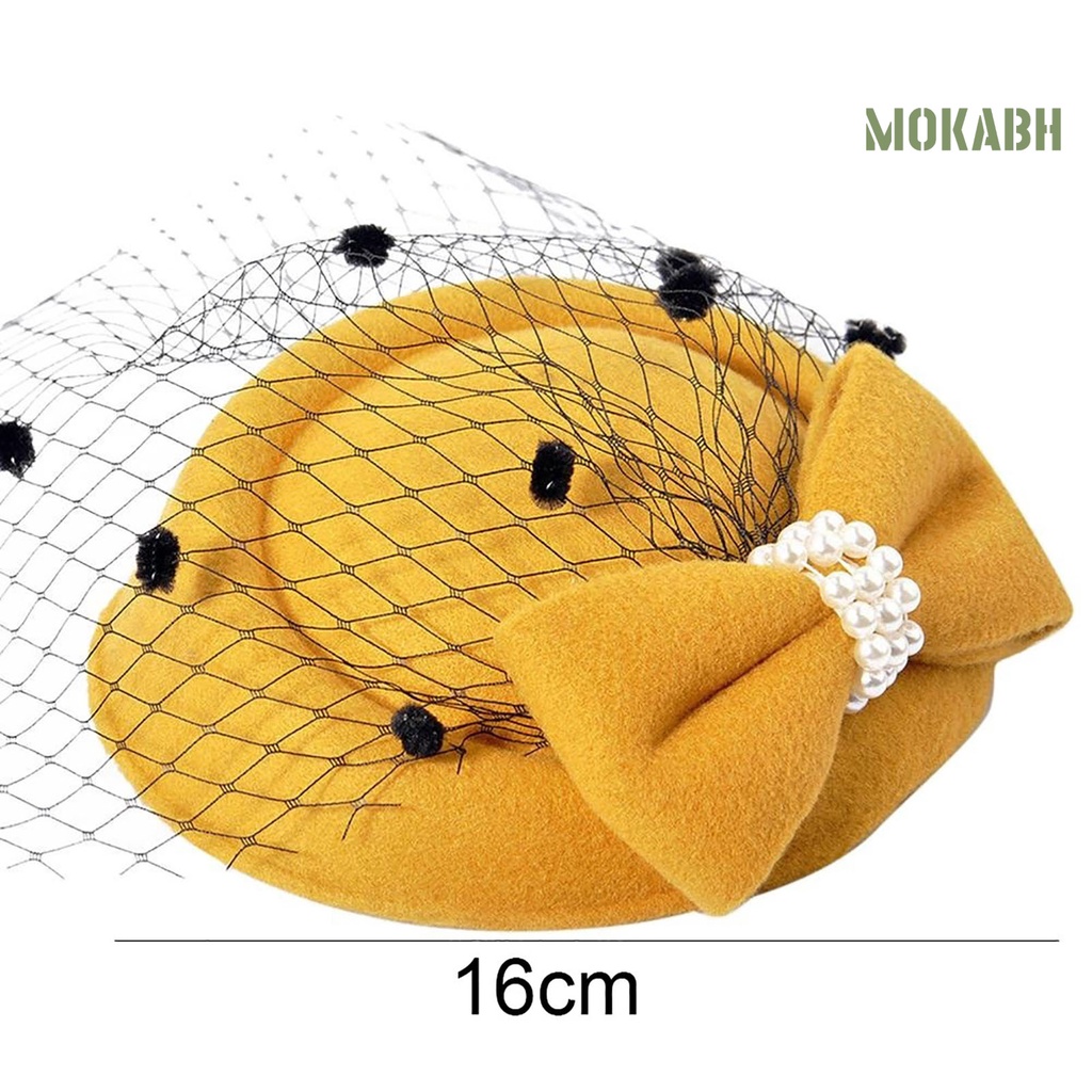 Kẹp Tóc Đính Ngọc Trai Giả Lấp Lánh Cho Tiệc Cocktail