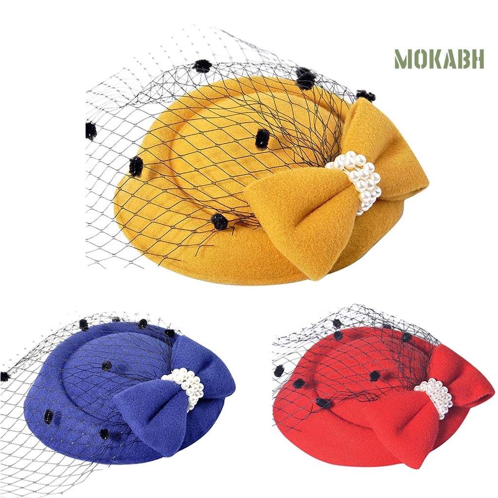 Kẹp Tóc Đính Ngọc Trai Giả Lấp Lánh Cho Tiệc Cocktail