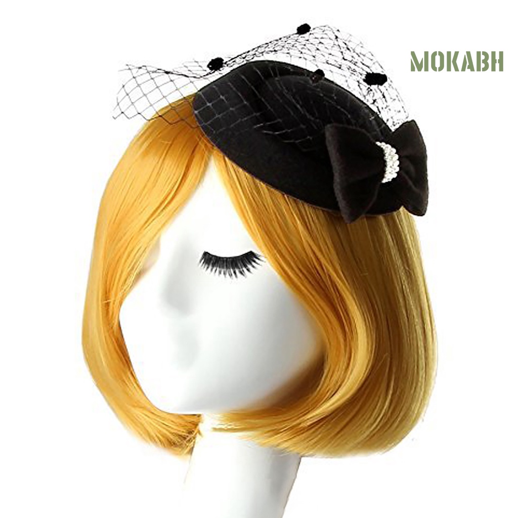 Kẹp Tóc Đính Ngọc Trai Giả Lấp Lánh Cho Tiệc Cocktail