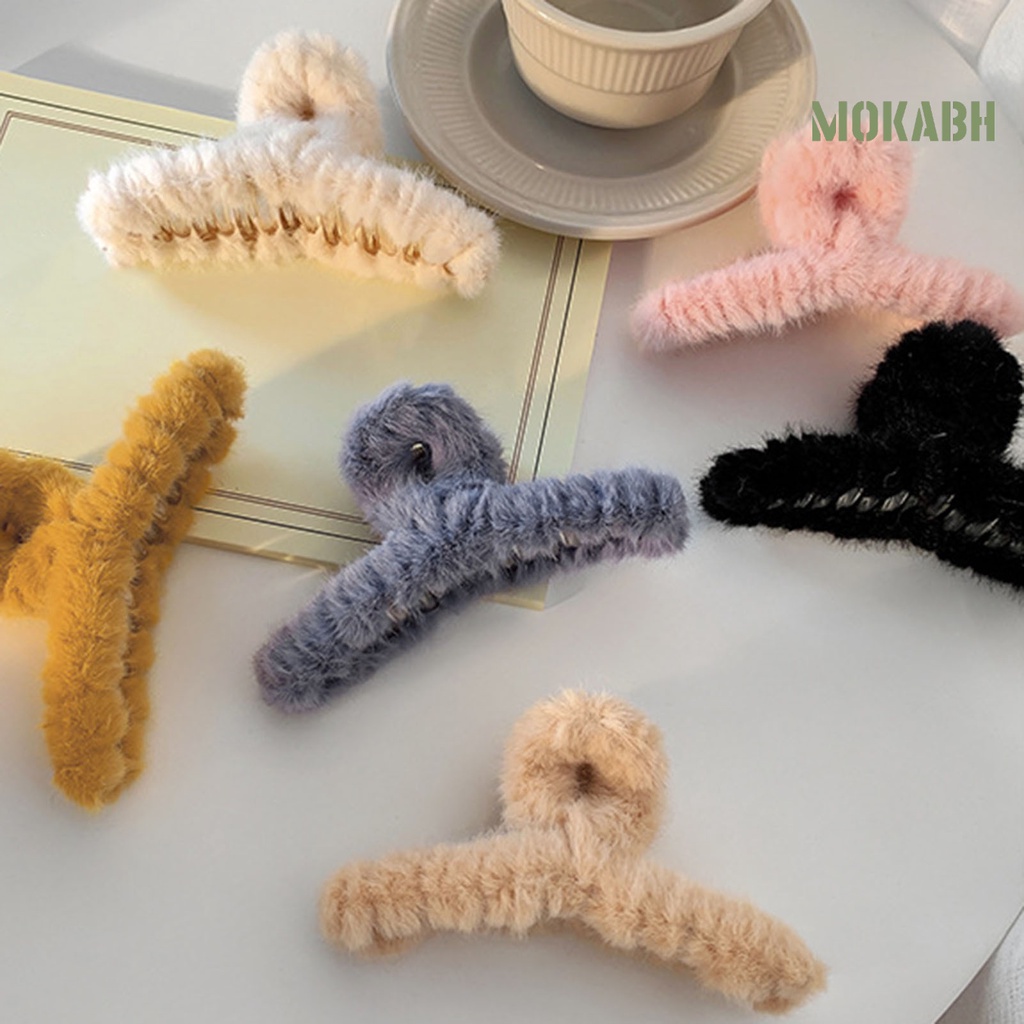 Kẹp Tóc Móng Vuốt Lớn Mềm Mại Đa Năng Dành Cho Gia Đình