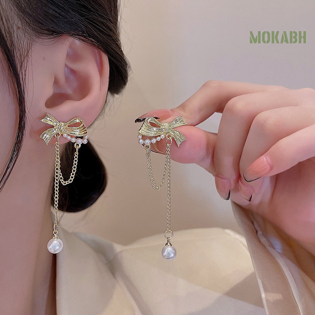 1 Đôi Bông Tai Tua Rua Gọn Nhẹ Họa Tiết Hình Học Thời Trang