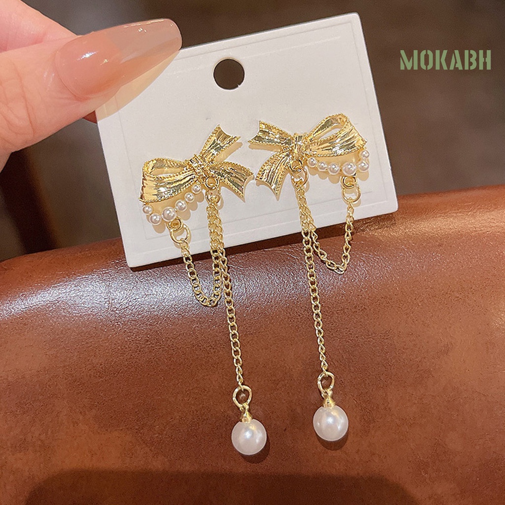 1 Đôi Bông Tai Tua Rua Gọn Nhẹ Họa Tiết Hình Học Thời Trang