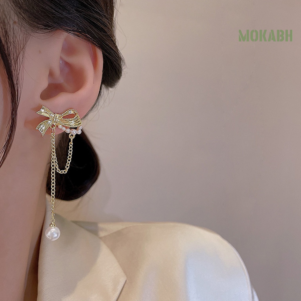 1 Đôi Bông Tai Tua Rua Gọn Nhẹ Họa Tiết Hình Học Thời Trang