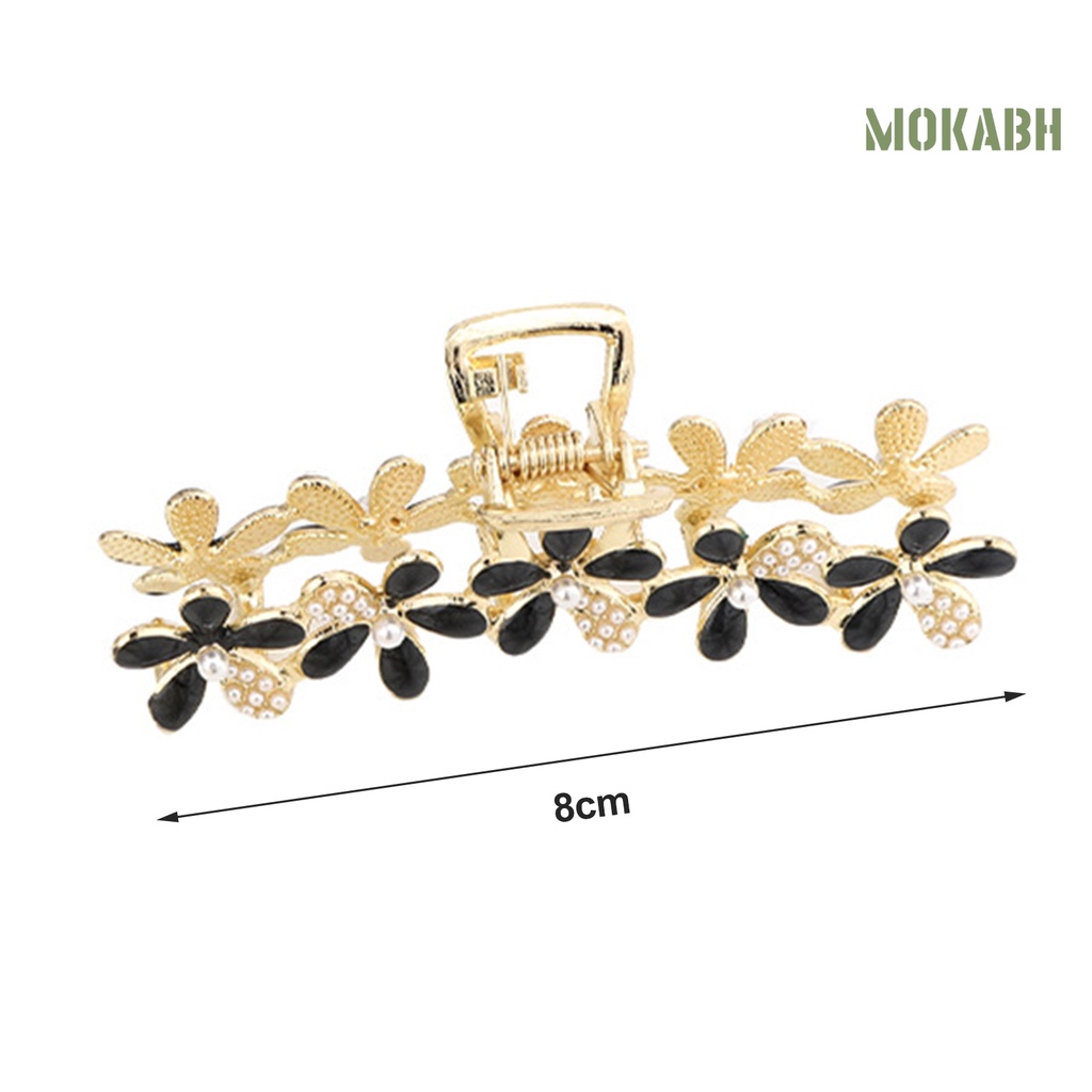 Kẹp Tóc Trang Trí Hoa Màu Trơn Đơn Giản Cho Nữ