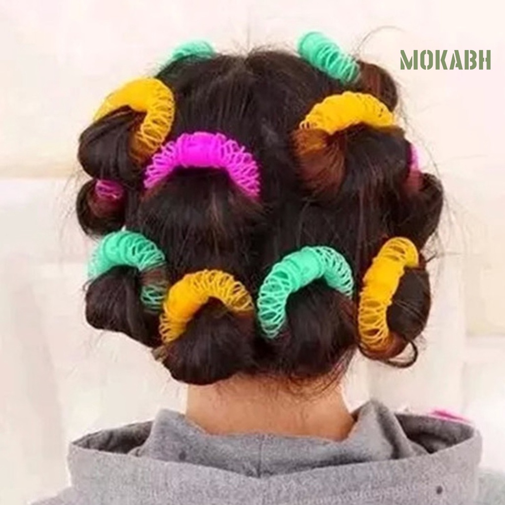 Bộ 8 Dụng Cụ Uốn Tóc Tại Nhà Gọn Nhẹ Tái Sử Dụng Tiện Lợi