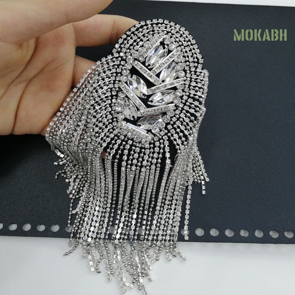 [mokabh] Trâm Cài Vai Tua Rua Trọng Lượng Nhẹ Lấp Lánh Làm Quà Sinh Nhật