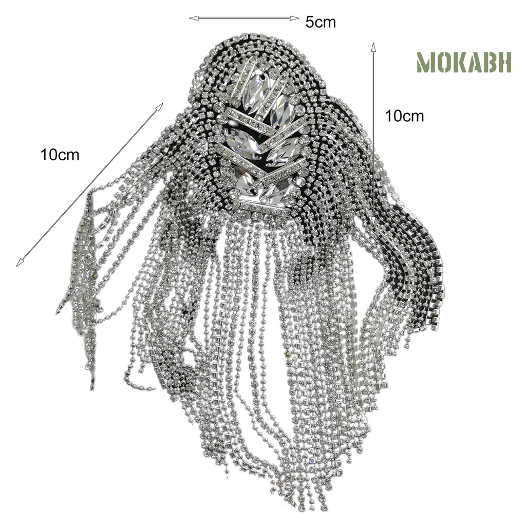 [mokabh] Trâm Cài Vai Tua Rua Trọng Lượng Nhẹ Lấp Lánh Làm Quà Sinh Nhật