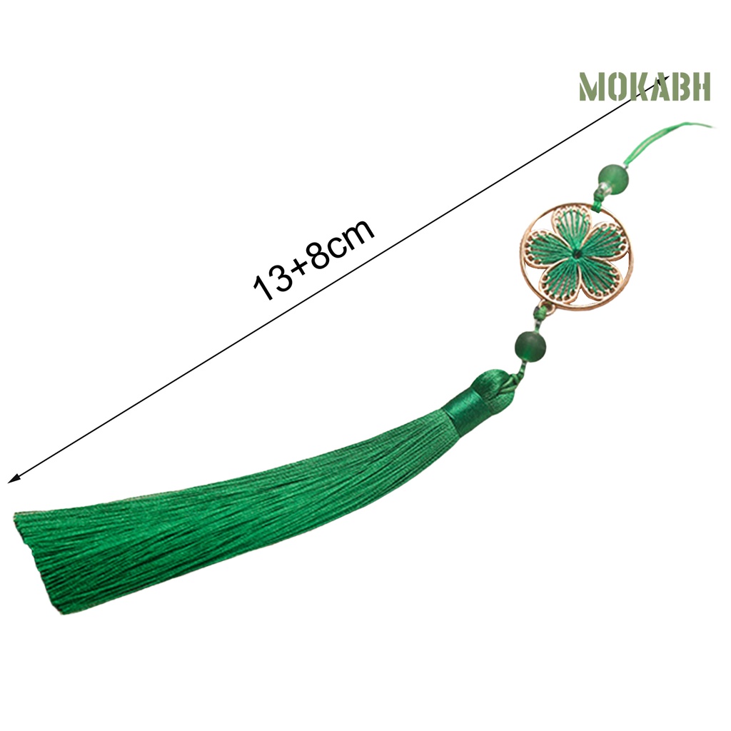 [mokabh] Mặt Dây Chuyền Treo Trang Phục Trung Hoa Trọng Lượng Nhẹ Họa Tiết Rỗng Phối Tua Rua