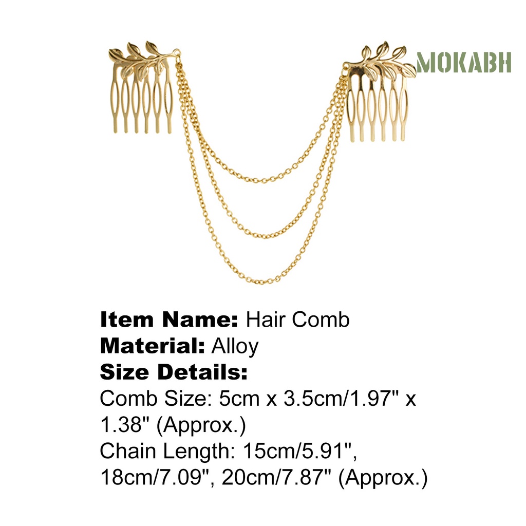 Băng Đô Cài Tóc Bằng Hợp Kim Hình Chiếc Lá Thanh Lịch Cho Nữ