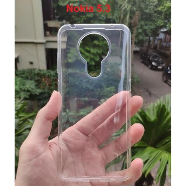 Ốp Nokia 5.3 dẻo trong suốt