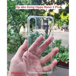 Ốp Oppo Reno 3 Pro dẻo trong suốt