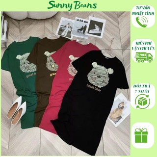 Váy suông đầm suông Great Bear form 40-75kg chất cotton