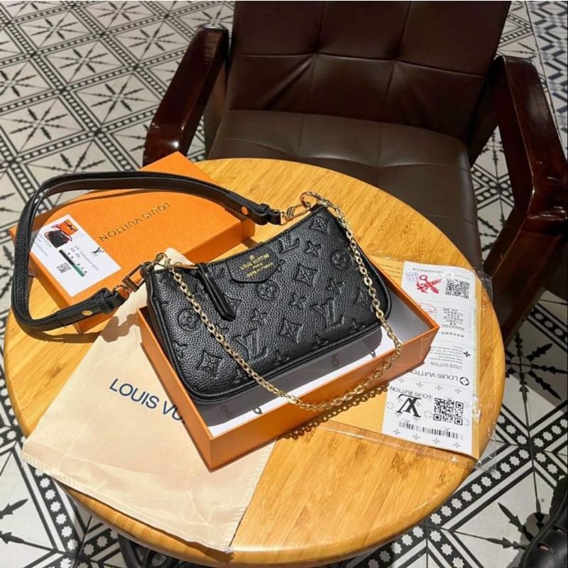 Túi kẹp nách lv kèm dây đeo chéo Full Hộp về 2 màu