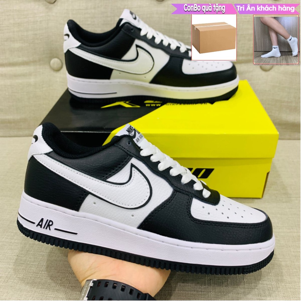 Giày Nike_ Air Force 1 Panda Đen Trắng,Giày AF1 Panda Bản White Black Cực Chất Full Box Bill.