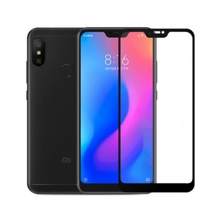 Kính cường lực full màn xiaomi redmi 6 pro / mi a2 lite đen