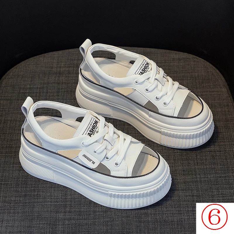 Giày Sandal Đế Dày Đục Lỗ Thoáng Khí Thời Trang Mùa Hè 2023 Phong Cách Mới Cho Nữ