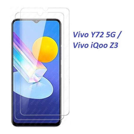 Kính cường lực Vivo Y72 5G / iQoo Z3 (Loại KHÔNG Full, Trong suốt, Không viền)