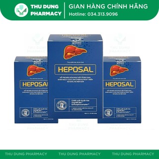 Giải độc gan heposal, thanh nhiệt giải độc gan bổ gan hộp 30 viên – nhà thuốc thu dung
