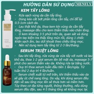 [Tặng Serum Triệt Lông Vĩnh Viễn 89k]kem tẩy lông Huyền Phi