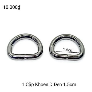 💜 1 cặp khoen D 1.5cm 💜