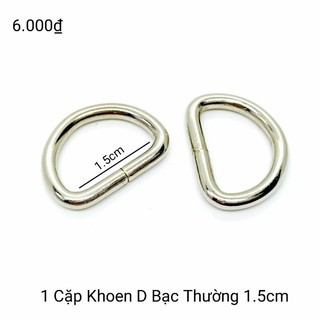 💜 1 cặp khoen D 1.5cm 💜