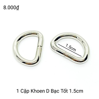 💜 1 cặp khoen D 1.5cm 💜