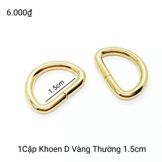💜 1 cặp khoen D 1.5cm 💜