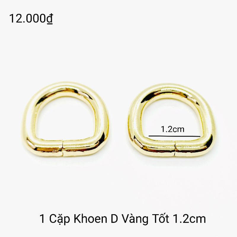 💚 1 cặp khoen D 1.2cm 💚