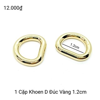 💚 1 cặp khoen D 1.2cm 💚