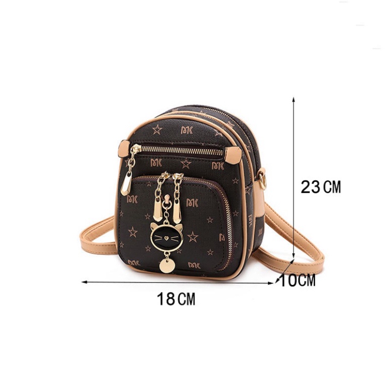 Balo Mini Nữ Hàng Quảng Châu Cao Cấp - Túi Chéo Nữ Mini Tiện Lợi