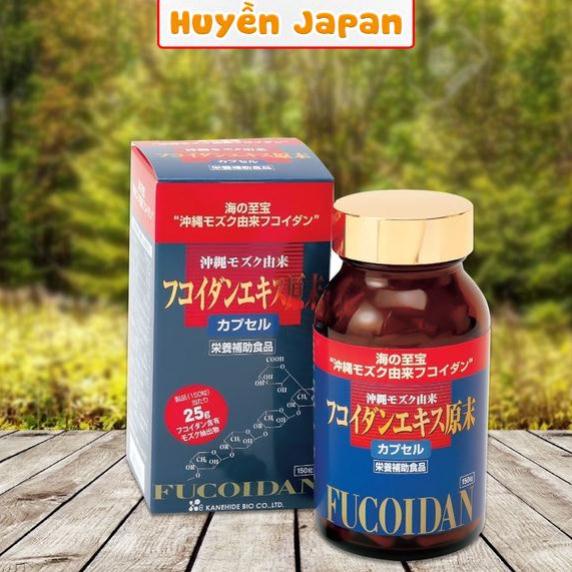 Viên uống hỗ trợ ung thư Okinawa Fucoidan Kanehide Bio Nhật Bản - 150 viên (lọ đỏ)  - Huyền Japan