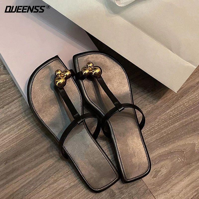 Dép Sandal Hở Ngón Đế Bằng Phong Cách Mới Thời Trang Xuân Hè 2023