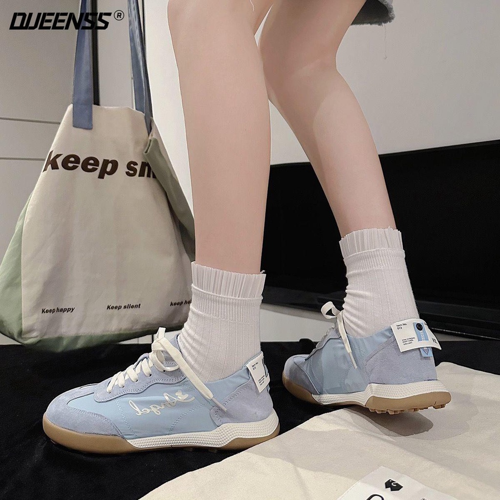 Giày Thể Thao Ba Lê Đế Mềm Siêu Nhẹ Thoáng Khí Thời Trang Mùa Hè 2023 Cho Nữ