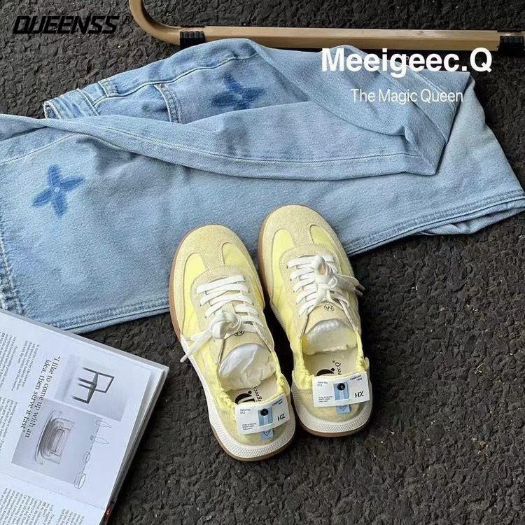 Giày Thể Thao Ba Lê Đế Mềm Siêu Nhẹ Thoáng Khí Thời Trang Mùa Hè 2023 Cho Nữ