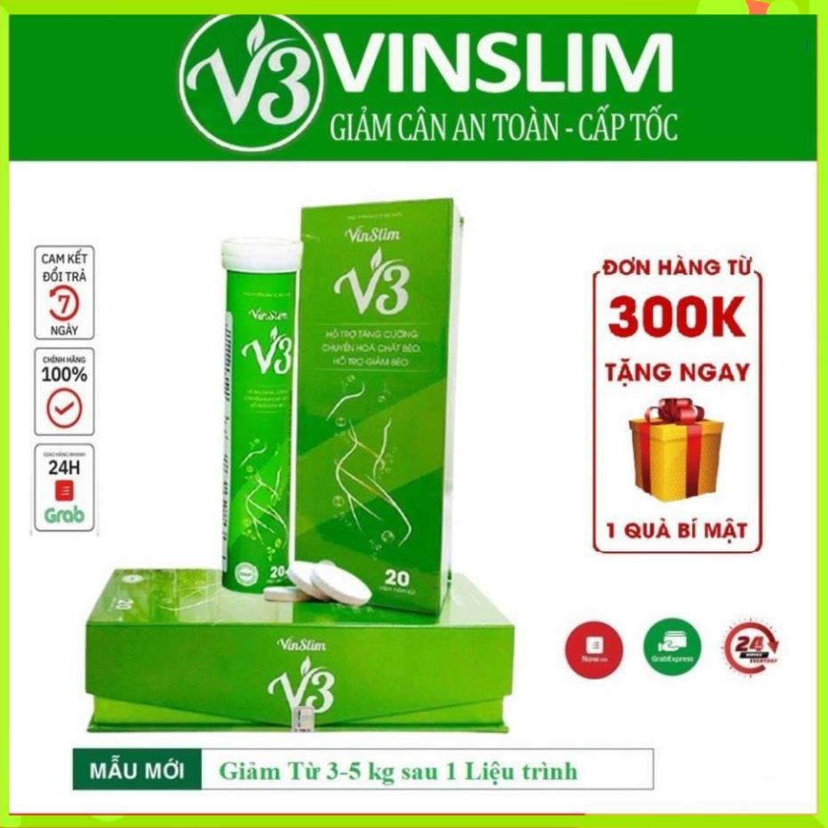 Viên sủi giảm cân vinslim v3 giảm cân nhanh cấp tốc 5-7 kg sau 1 tháng an toàngiảm béo hiệu quả không phảithuốc giảm cân