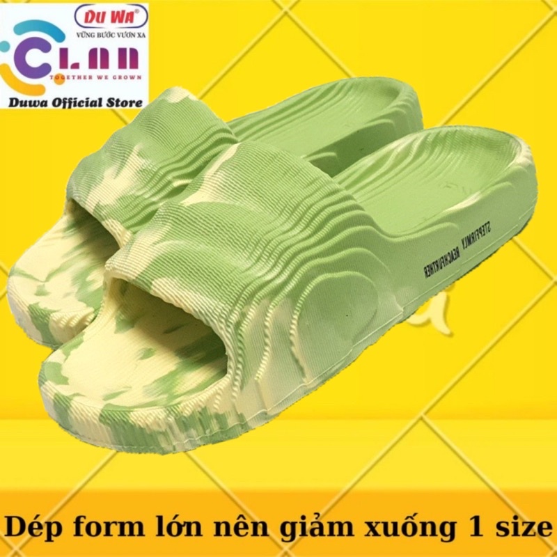 DH 211 DÉP VÂN GỖ QUAI NGANG NAM NỮ ĐÚC NGUYÊN KHỐI UNISEX SIÊU NHẸ, SIÊU BỀN [HÀNG DUWA CHÍNH HÃNG]