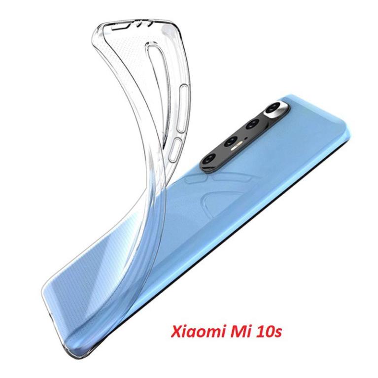 Ốp Xiaomi Mi 10s dẻo trong suốt (Loại A đẹp)