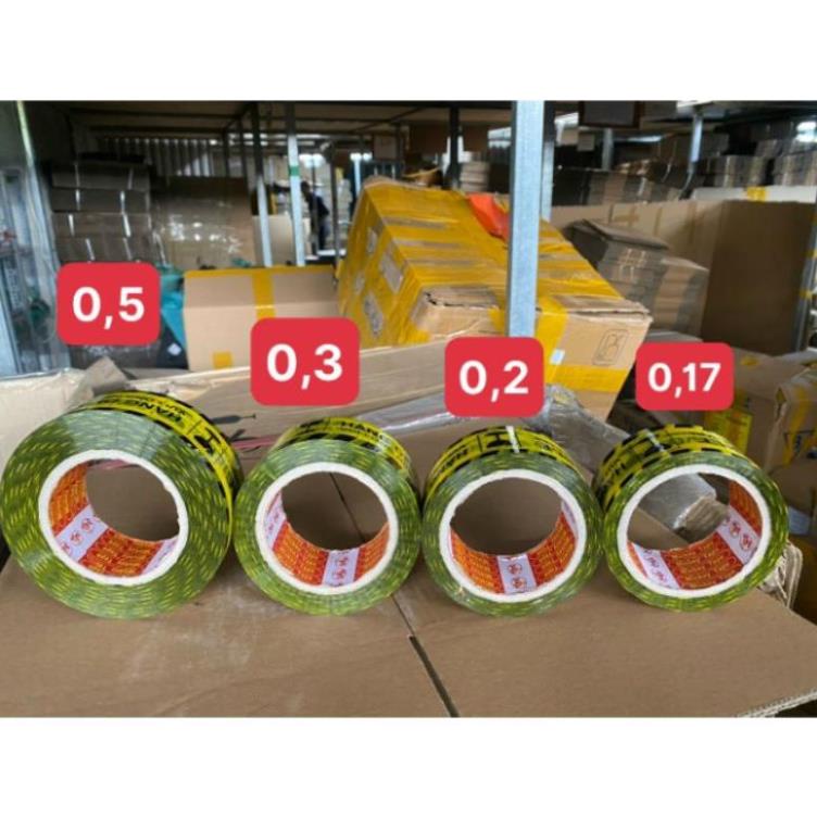 1 Cuộn  Băng Dính Logo (Vàng) In Chữ HÀNG DỄ VỠ XIN NHẸ TAY